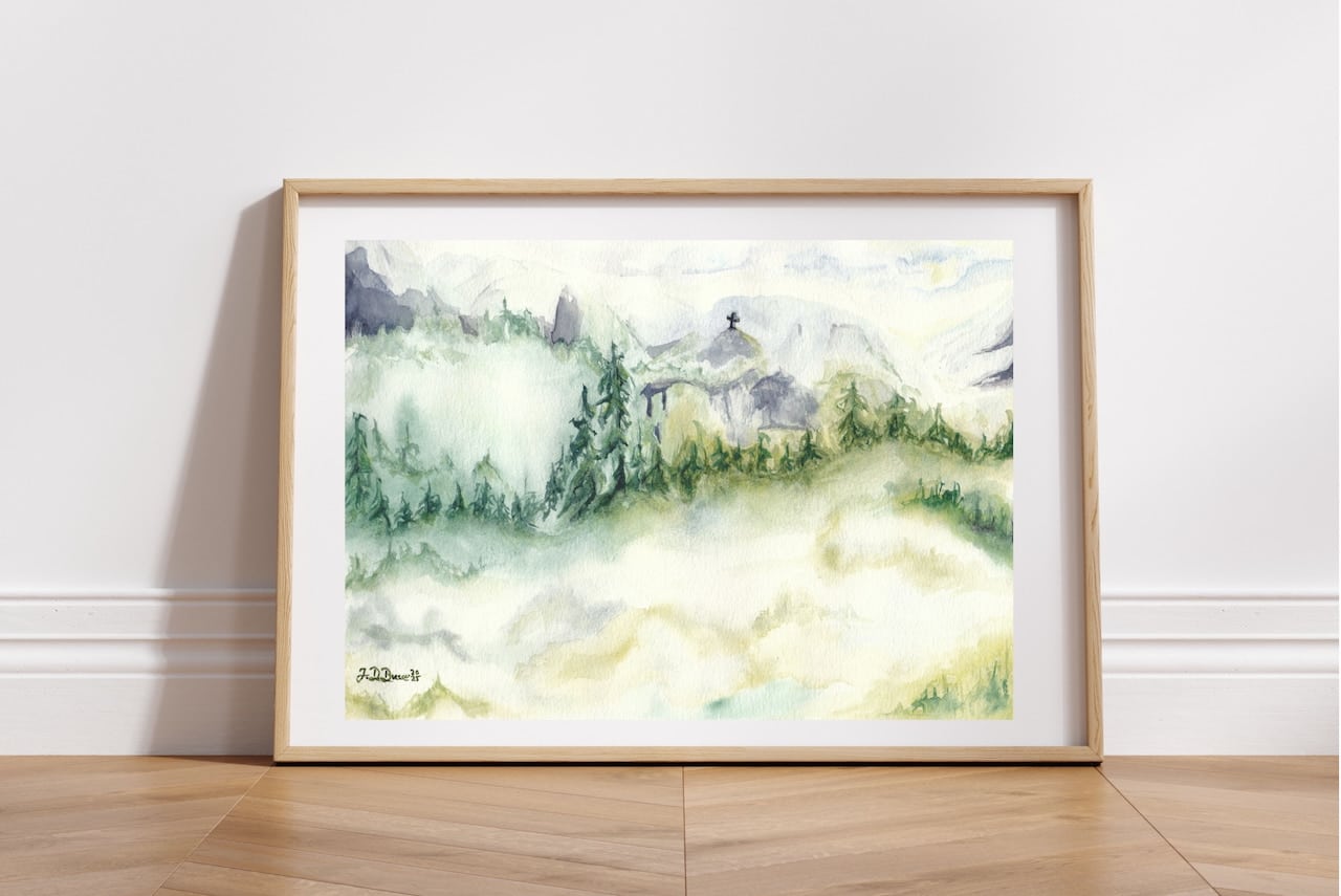 Nebelwald // 26,5 x 19 cm – Bild 4