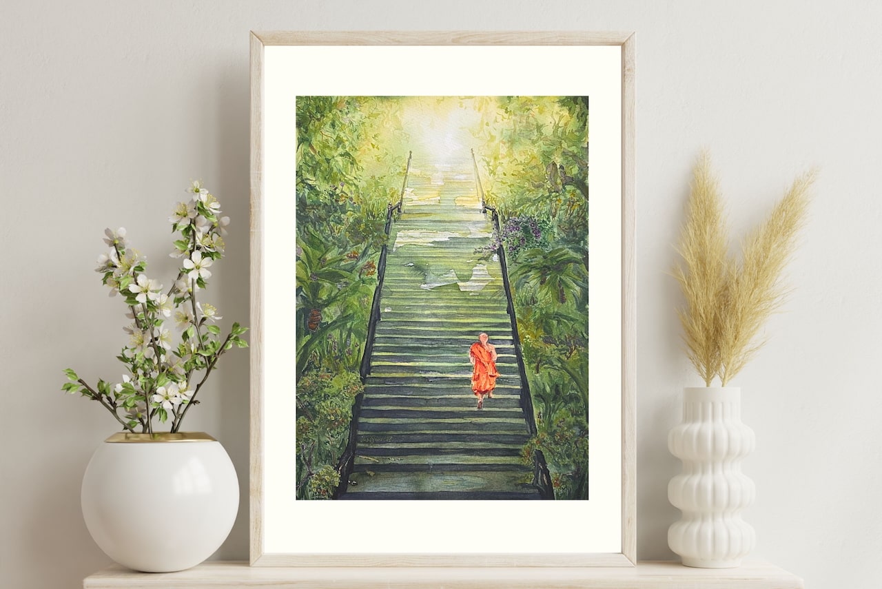 Auf dem Weg ins Licht // 19 x 26,5 cm – Bild 3