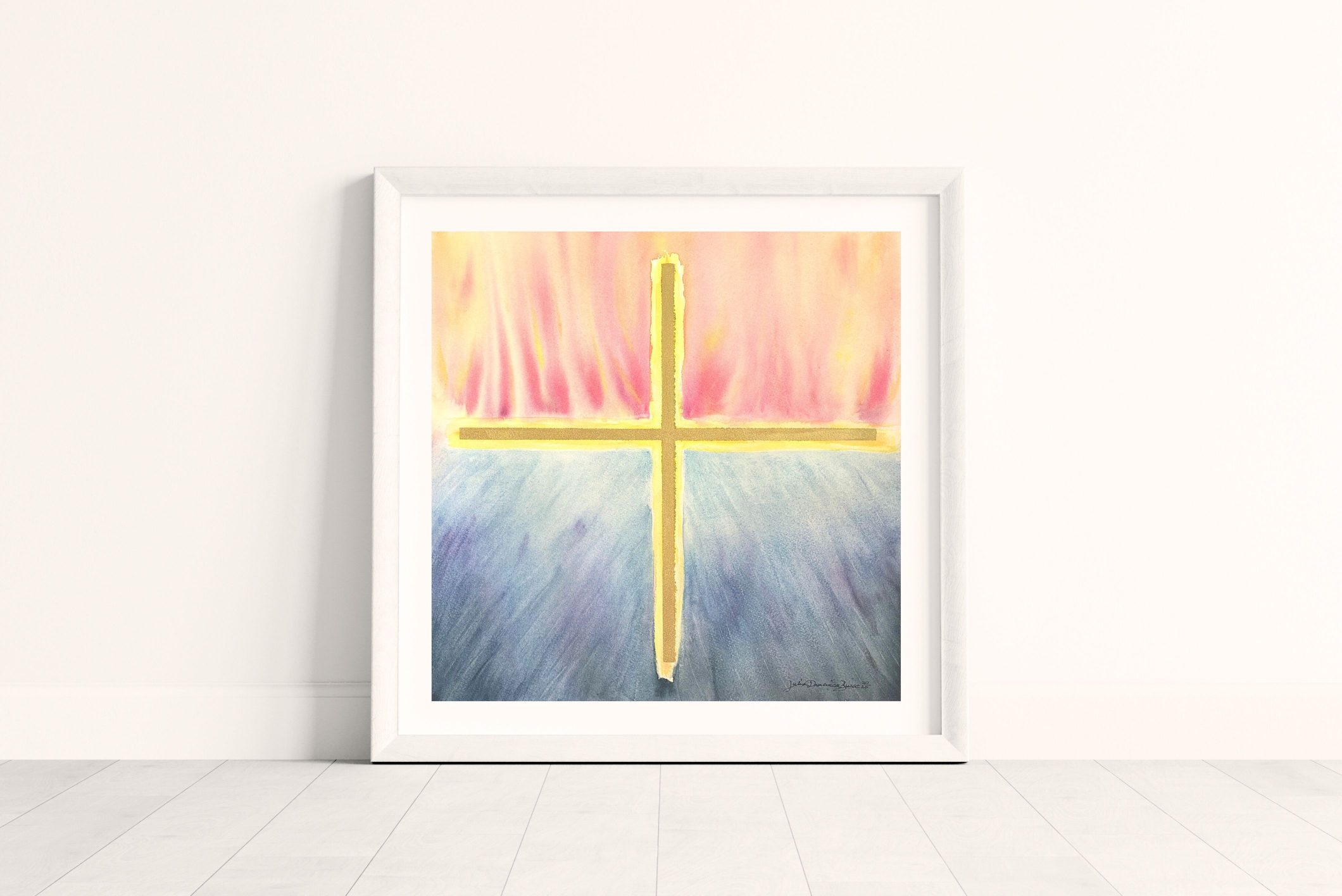 HOLY FLAMES Cross No. 1 // 41,5 x 41,5 cm * – Bild 3
